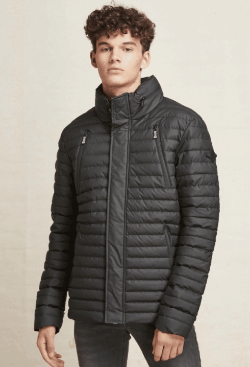 abrigos moda 2017 negro
