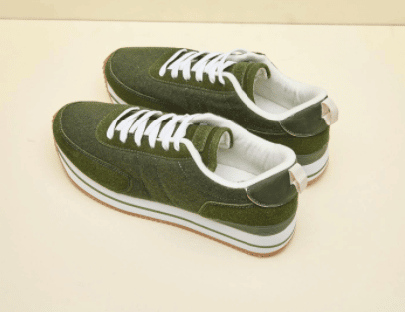 zapatillas de deporte verdes